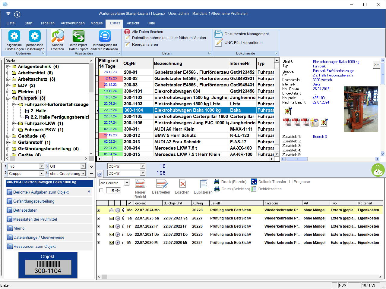 Download Wartungsplaner 2024. Software hier herunterladen.