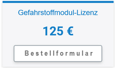 Wartungsplaner Gefahrstoffmodul laut GefStoffV