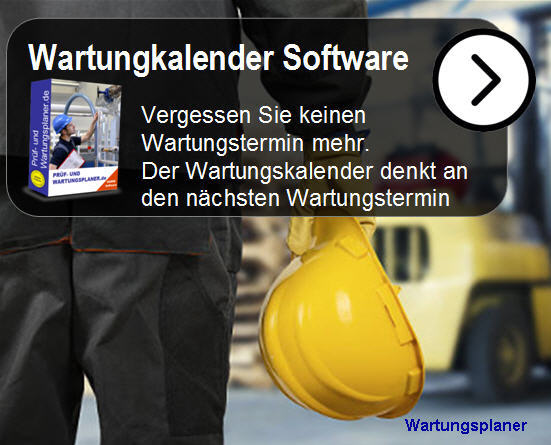 WartungskalenderSoftware fr Wartungsmanager