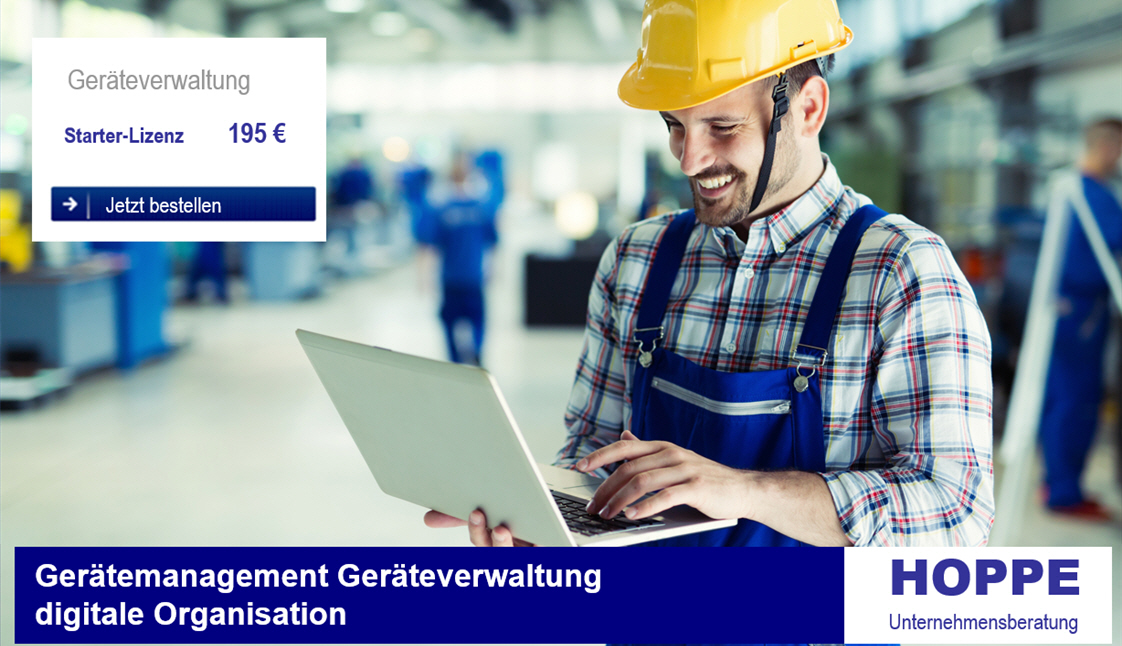 Gertemanagement Software Gerteverwaltung fr mittelstndische Betriebe