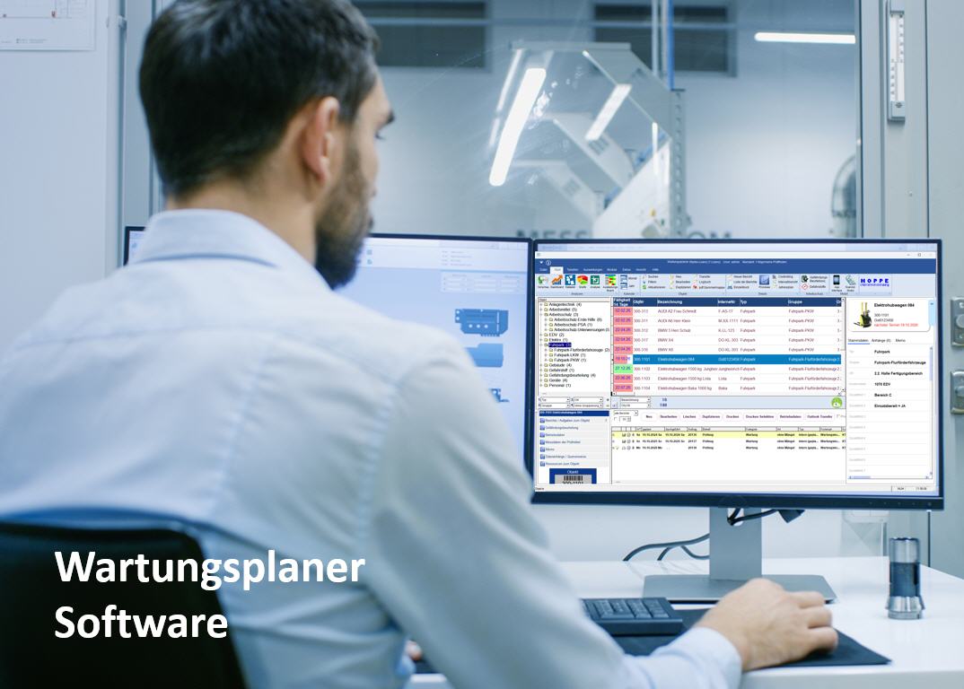 Software organisiert die Prüf- und Wartungstermine