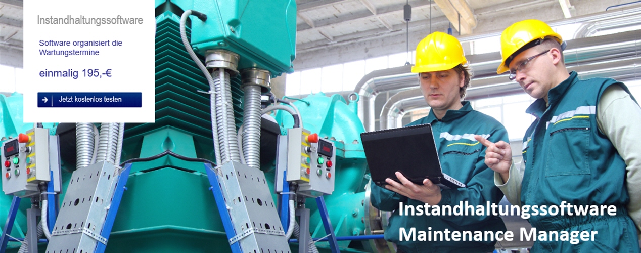 Instandhaltungssoftware organisiert die Prüf- und Wartungstermine Instandhaltungssoftware organisiert die Prüf- und Wartungstermine