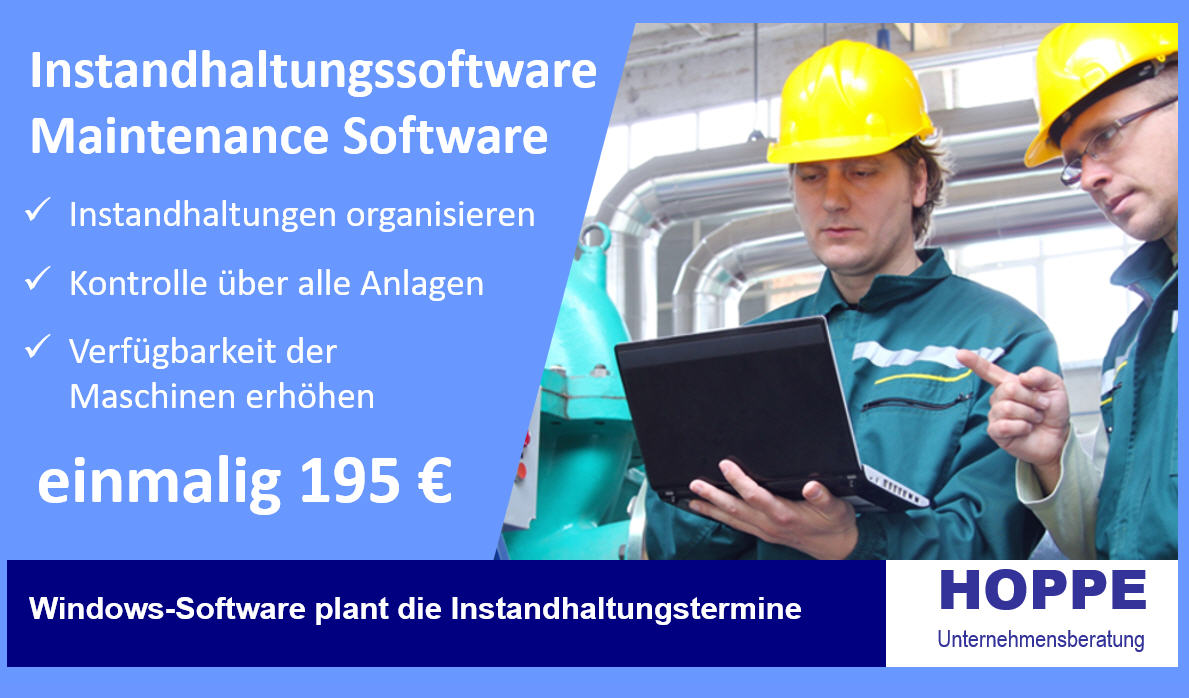 Maintenance Management Software / maintenance management systems for the manufacturing industry