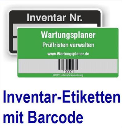   Rollenetiketten - Rollenetiketten zur Inventarkennzeichnuung mit Barcode