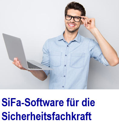 SiFa-Software Sicherheitsfachkraft Software SiFa-Software, Sicherheit, Ingenieur, Arbeitssicherheit, Gesundheitsschutz, Brandschutz, Arbeitsschutz-Management-Systeme, Sicherheitsfachkraft,Sifa, Sicherheitsingenieur,