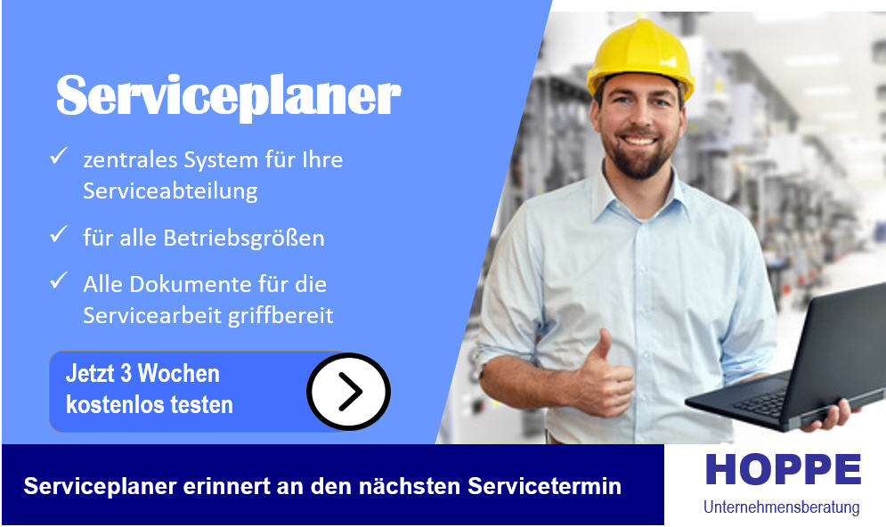 Serviceplaner Datenbank. Servicemanagement-Lsung fr mittelstndische Unternehmen