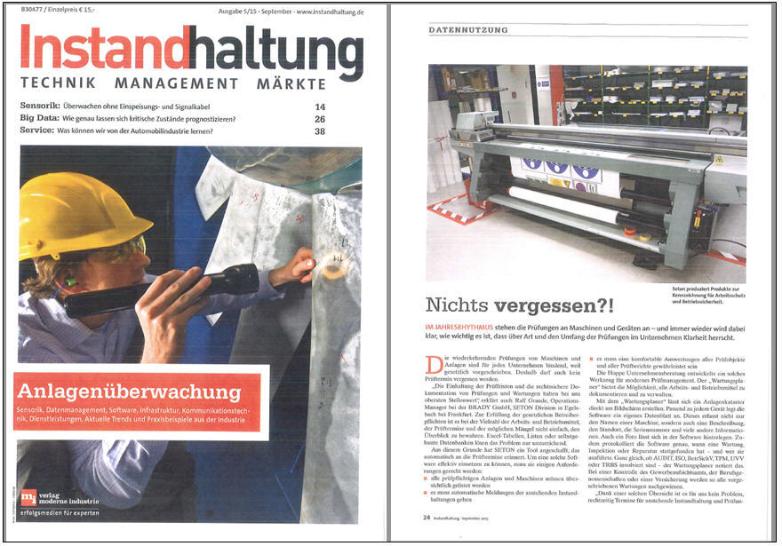 Instandhaltung 2015-09